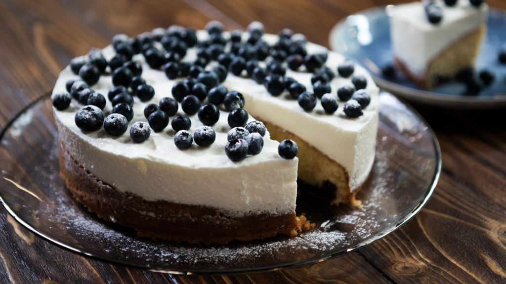 Limão e Mirtilos em Bolo e Mousse 24Kitchen Veja as suas Receitas