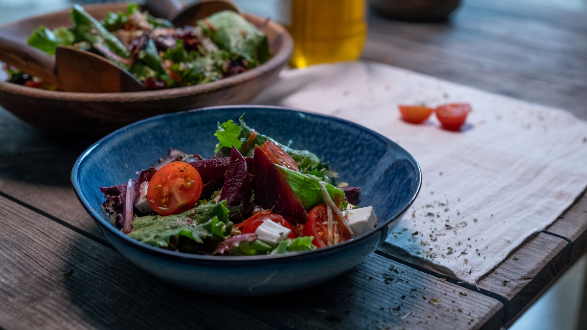 Sem Avental: Salada de beterraba com perú