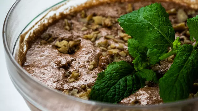 Mousse de Chocolate com Laranja